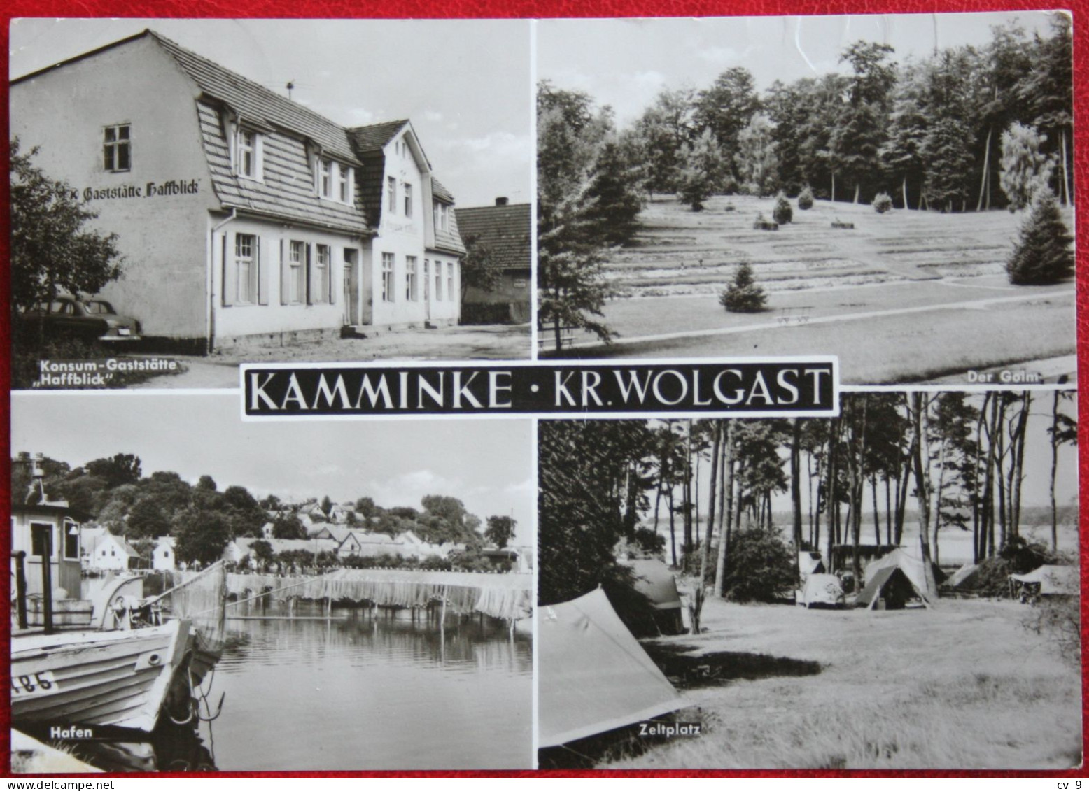 AK Kamminke KR. Wolgast VEB Bild Und Heimat Deutschland DDR Gelaufen Used Postcard A55 - Wolgast