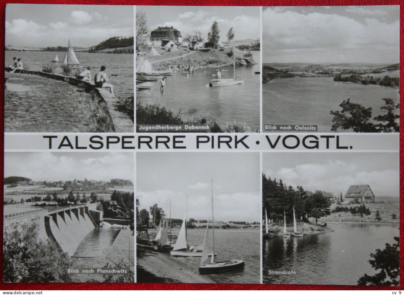 AK OELSNITZ Talsperre Pirk Vogtl VEB Bild Und Heimat Deutschland DDR Gelaufen Used Postcard A56 - Oelsnitz I. Vogtl.