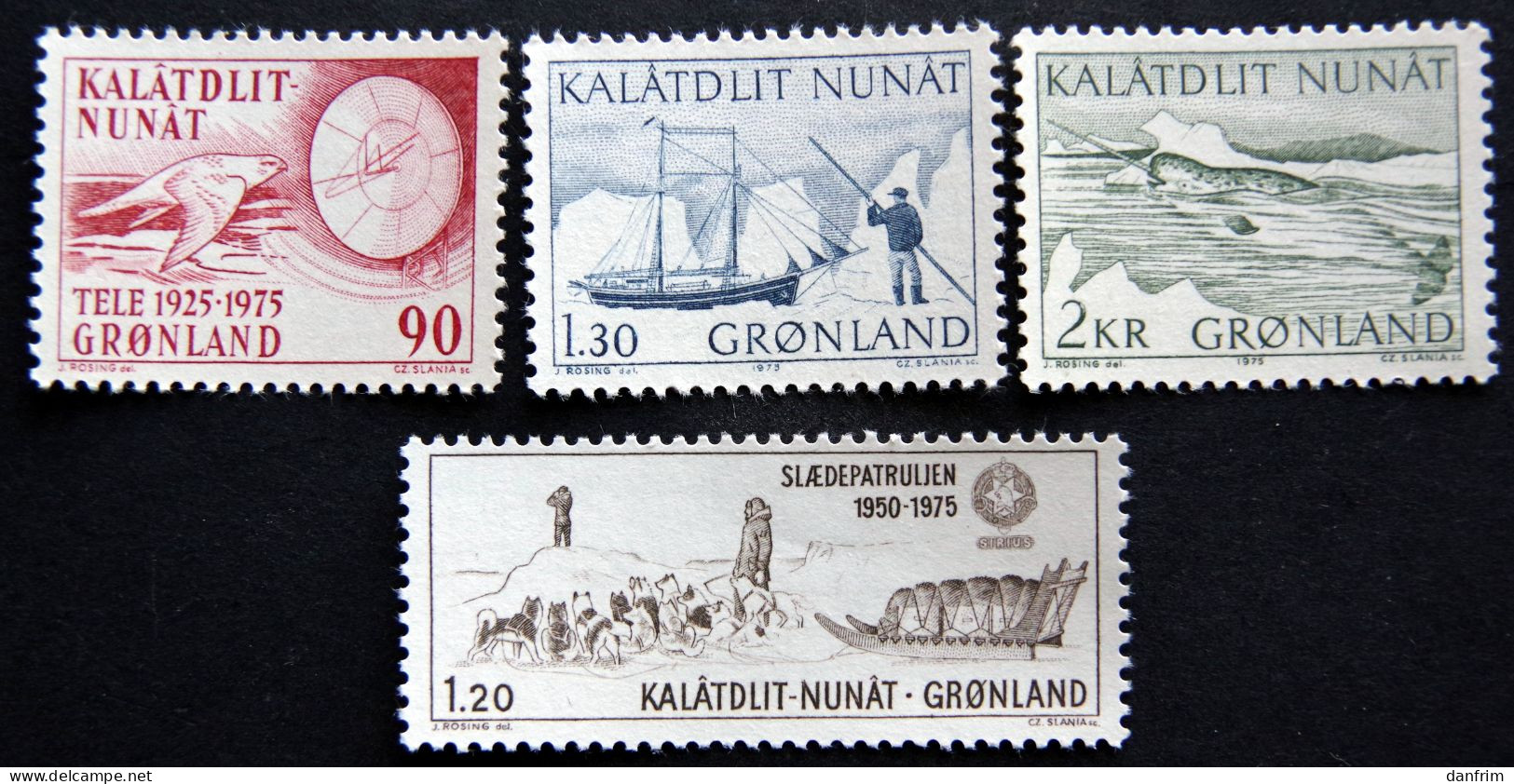 GREENLAND 1975  Greenland Full Years MNH (**)  ( Lot Kas 252) - Komplette Jahrgänge