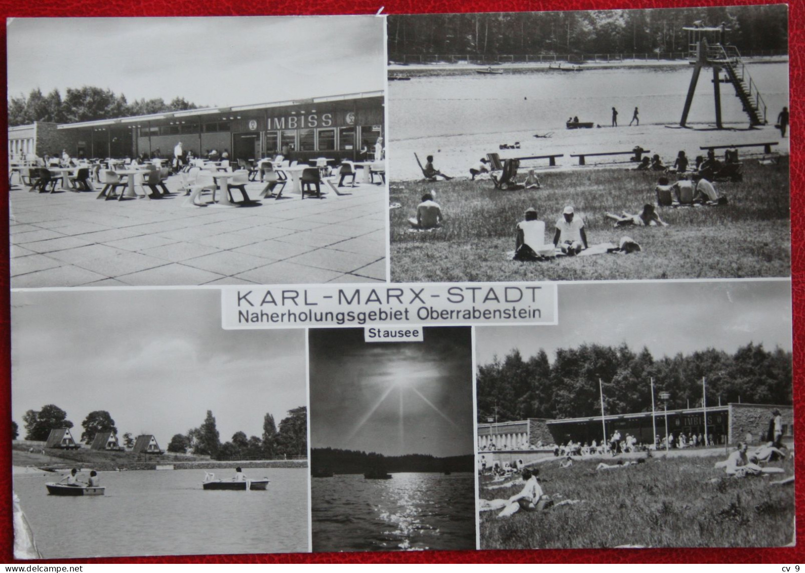 AK Karl Marx Stadt Naherholungsgebiet Oberrabenstein Bild Und Heimat Deutschland DDR Gelaufen Used Postcard A58 - Chemnitz (Karl-Marx-Stadt 1953-1990)