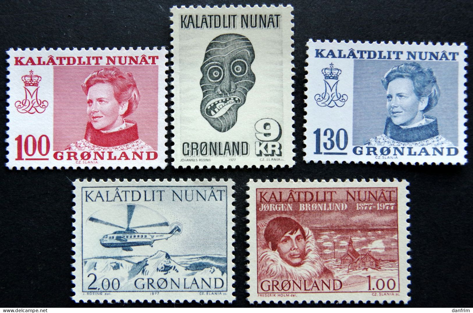 GREENLAND 1977  Greenland Full Years MNH (**)  ( Lot Kas 252) - Annate Complete