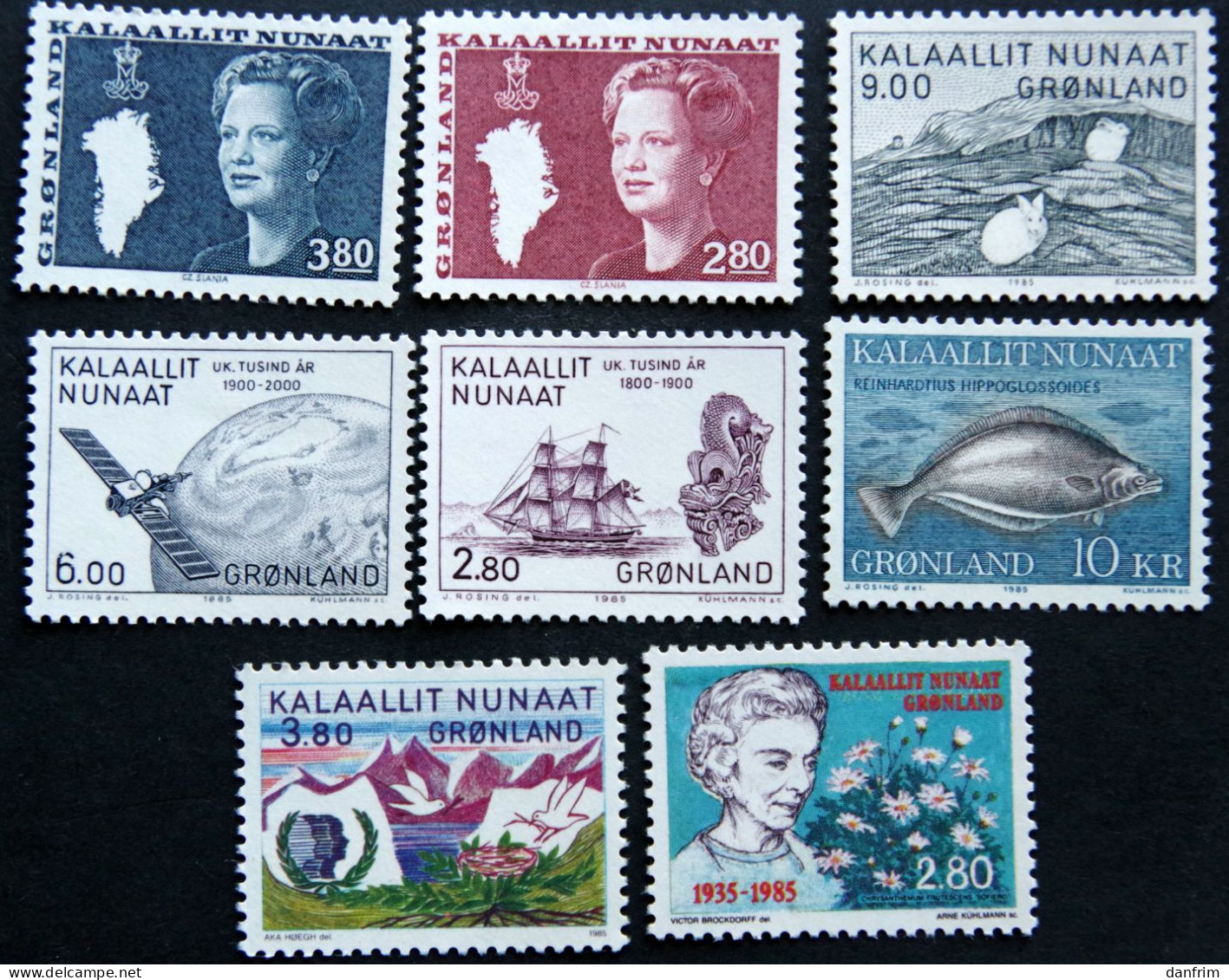 GREENLAND 1985  Greenland Full Years MNH (**)  ( Lot Kas 594) - Komplette Jahrgänge