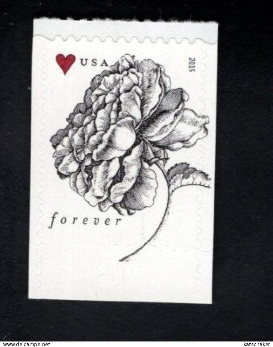 362720704  2015 (XX)  SCOT 4959 POSTFRIS MINT NEVER HINGED  LOVE STAMP ROSE AND HART - Nuovi