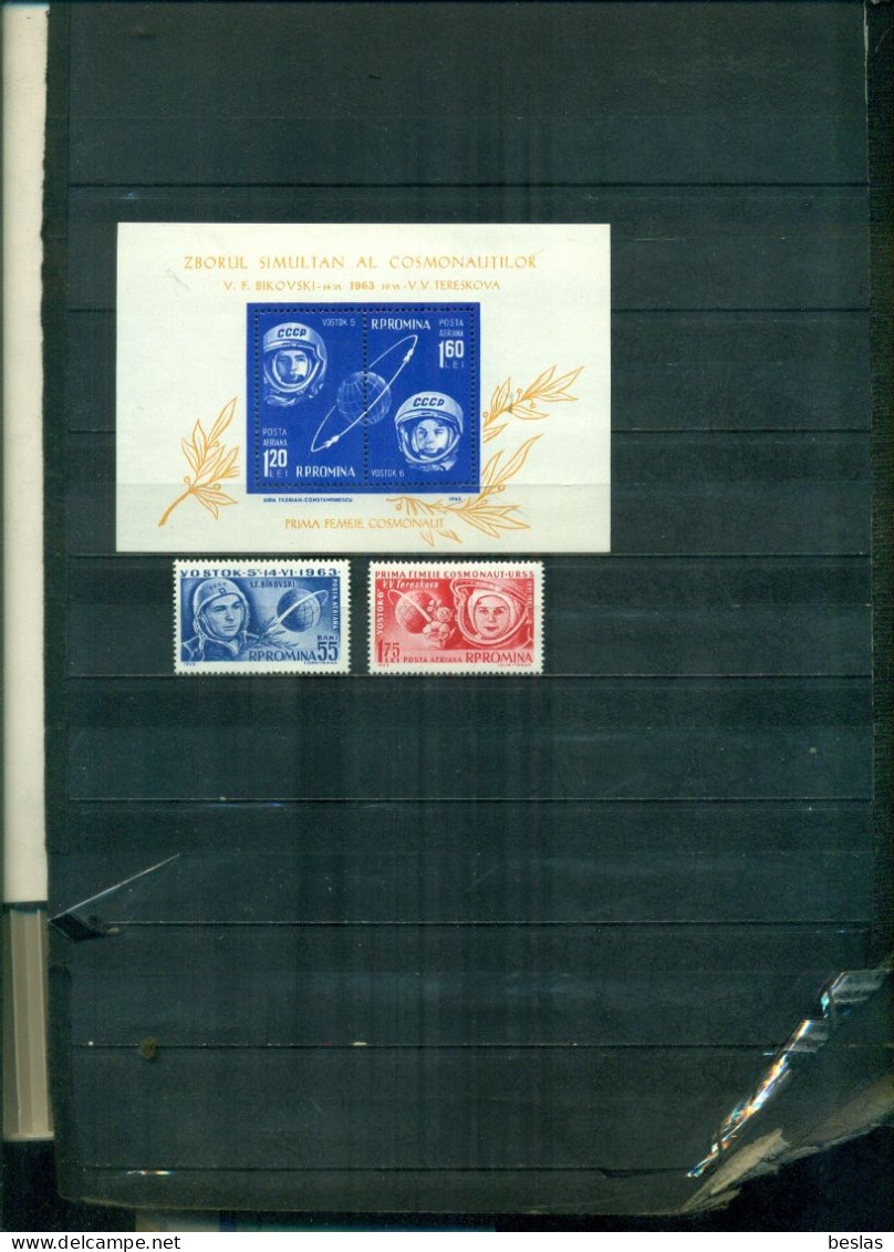 ROUMANIE VOSTOK 5-6 2  VAL+ BF NEUFS A PARTIR DE 1.25 EUROS - Unused Stamps