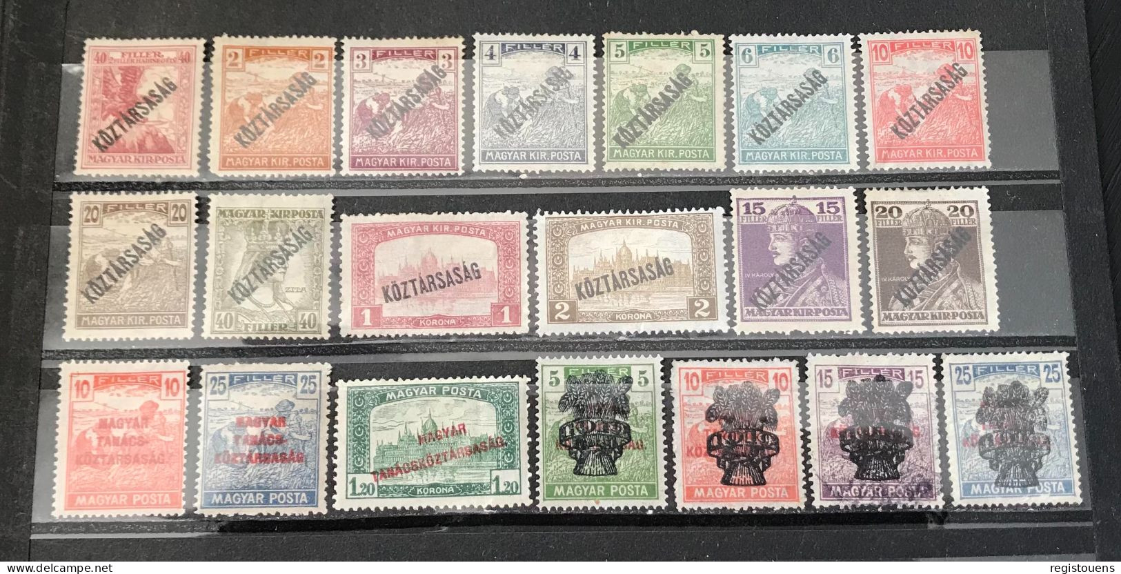 Lot De 20 Timbres Hongrie - Other & Unclassified