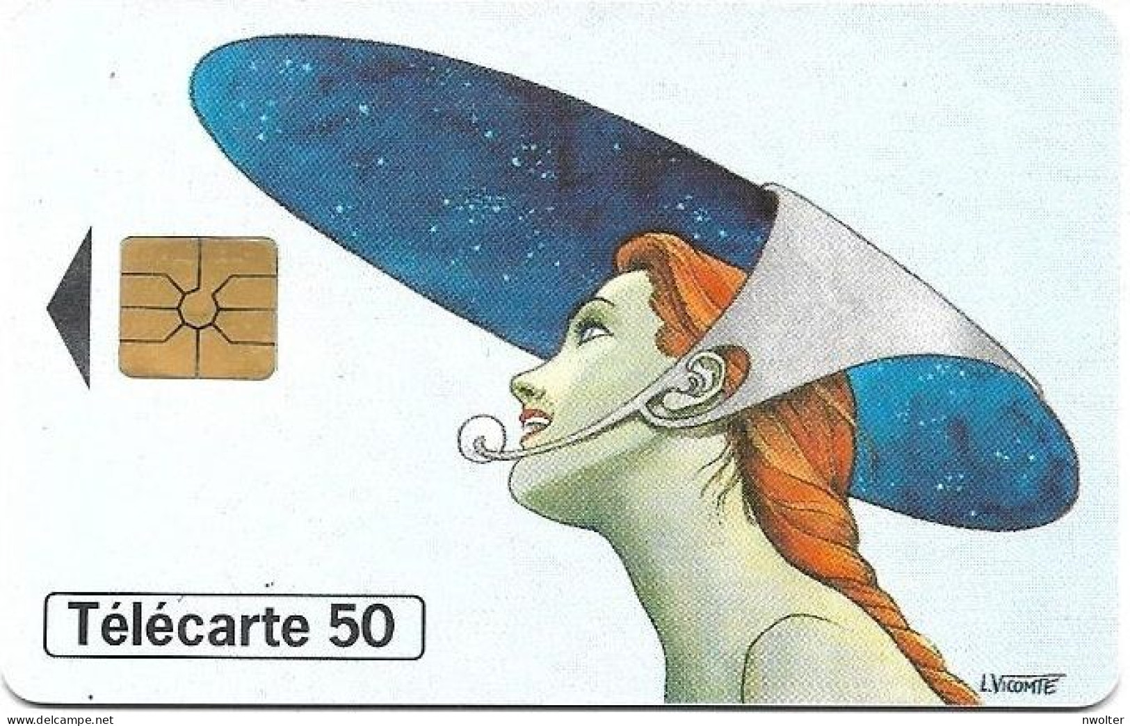 @+ Télécarte "Les Telecom Et La BD - Pleumeur XX" (GEM1A) - 50U - REF : F968 - 100 000ex - 1999