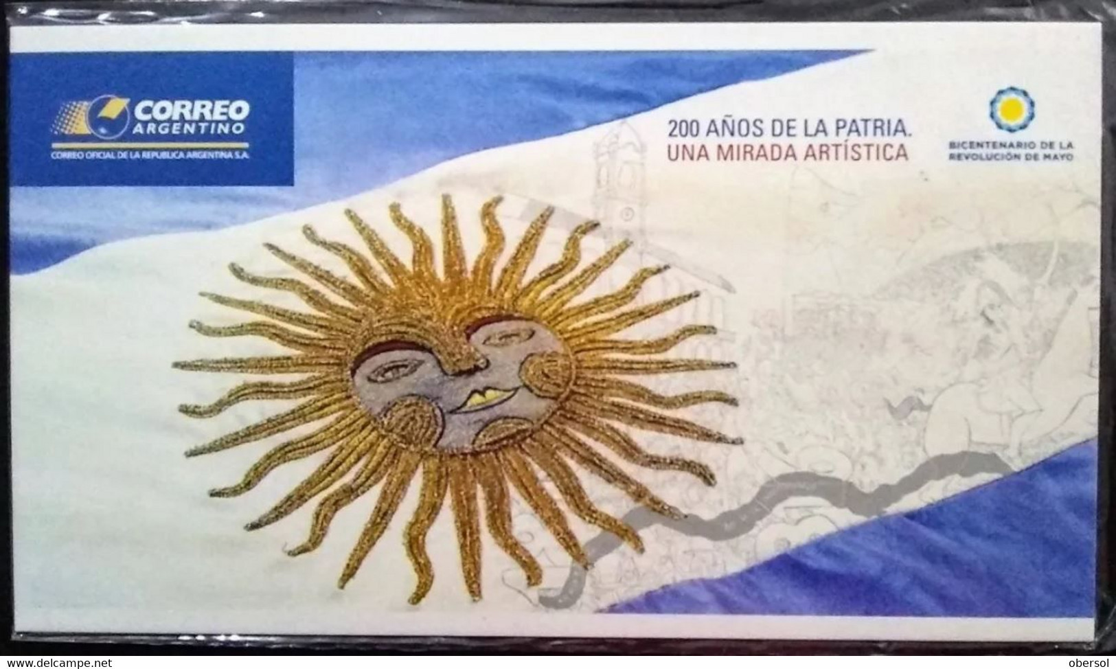 Argentina 2010 Complete Set "Artistic View" Of The 200th Anniversary Of The May Revolution - Closed Blister MNH - Nuovi