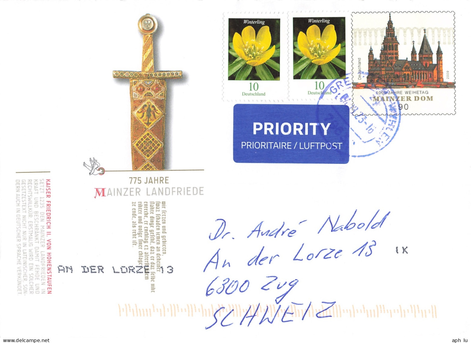 Brief In Die Schweiz (ac9687) - Umschläge - Gebraucht