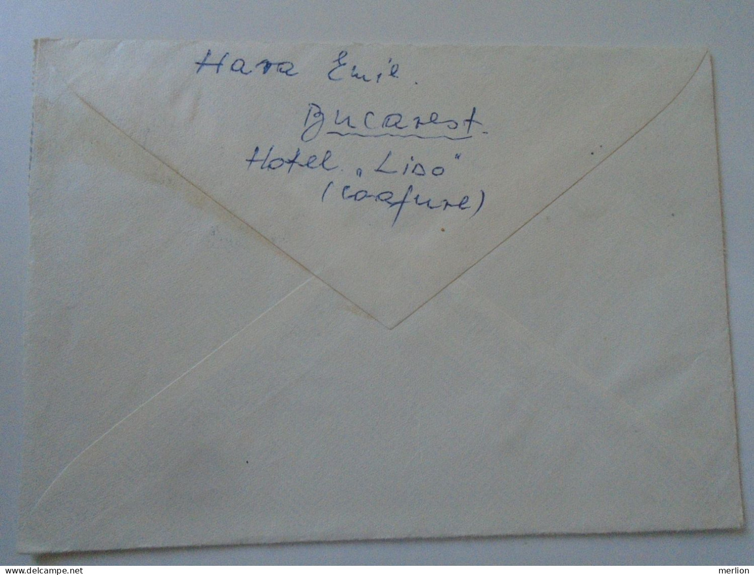 D197923  Romania   Airmail Cover  Bucuresti  1965   Hotel Lido Coafure  Sent To Hungary  Brenner Éva -stamp  Forestation - Lettres & Documents