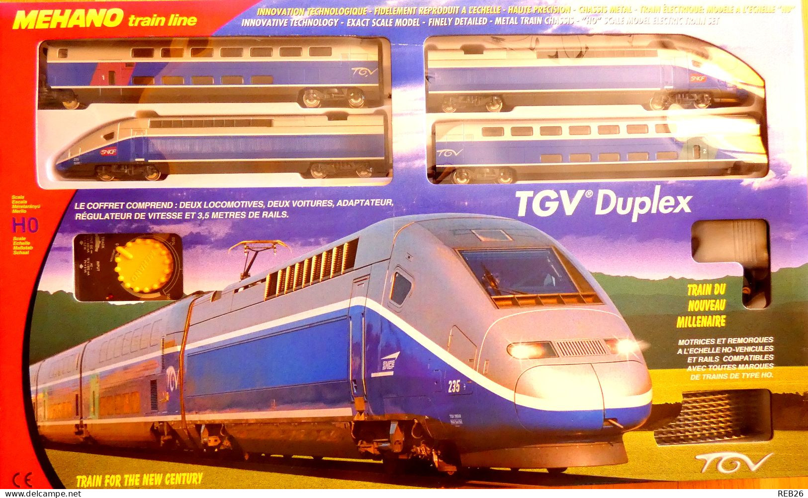 TGV DUPLEX MEHANO NEUF SOUS BLISTER - Locomotive