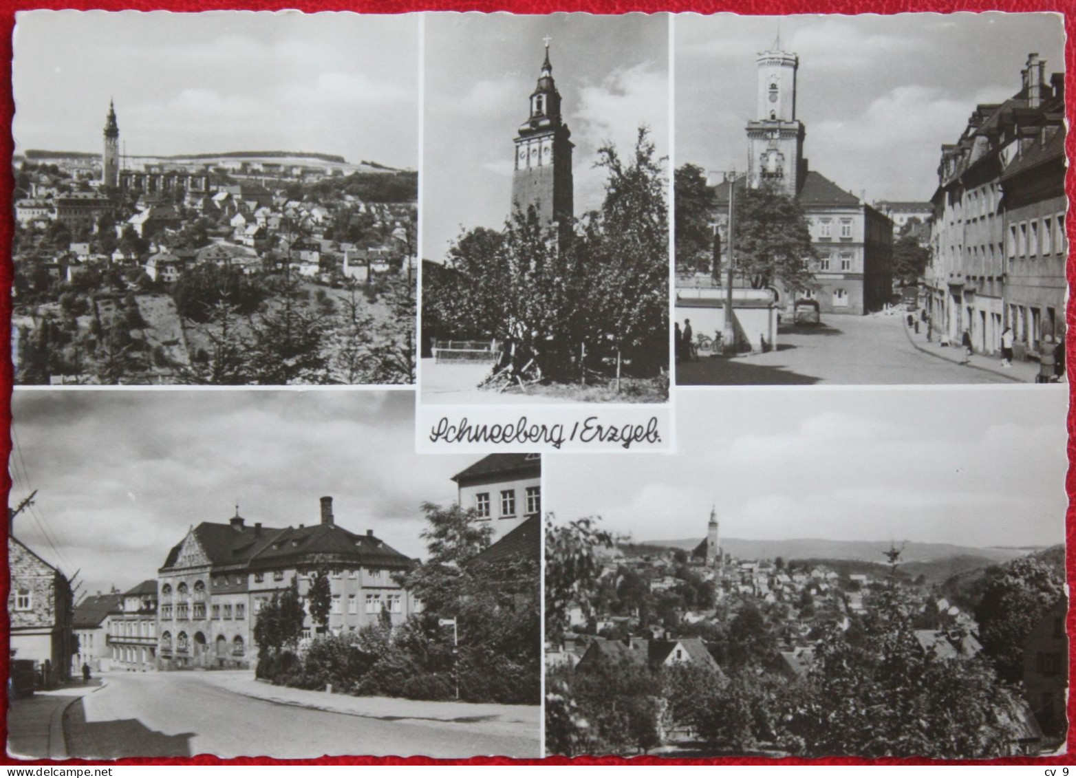 AK  Schneeberg Erzgebirge Heldge Verlag Deutschland DDR Gelaufen Used Postcard A60 - Schneeberg