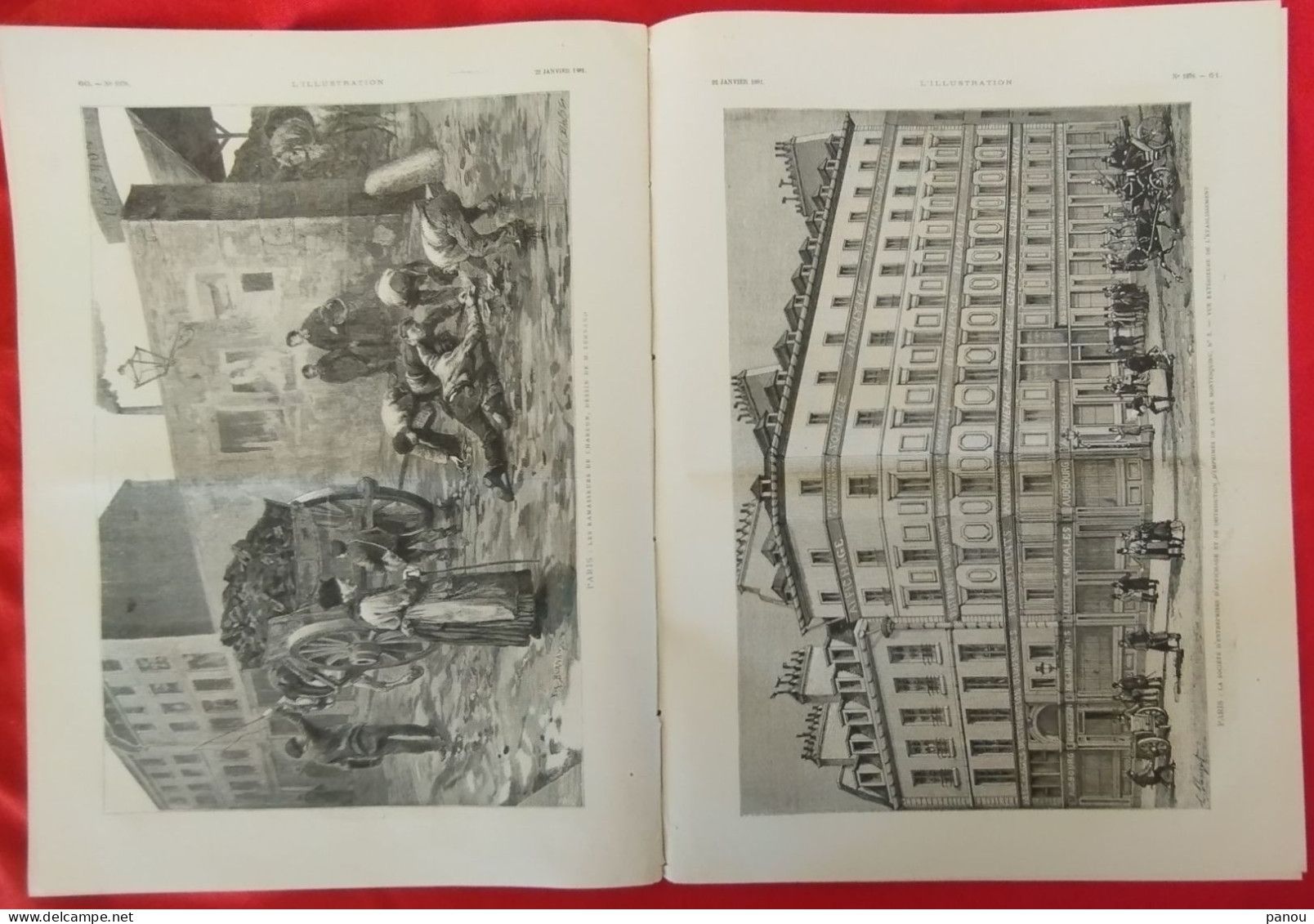 L'ILLUSTRATION 1978 - 22 JANVIER 1881. VIADUC VIESON. CHARITE SAINT PETERSBOURG. HAUT NIGER NIGERIE NIGERIA. AFFICHAGE - 1850 - 1899