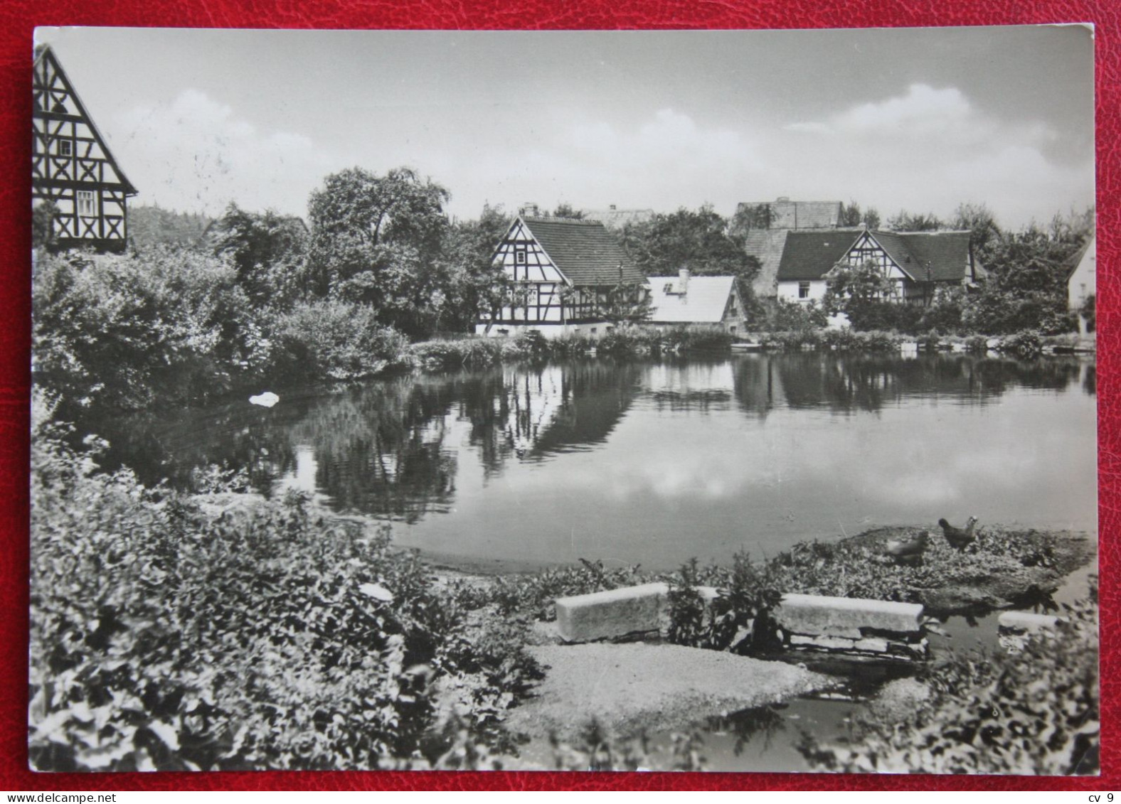 AK Mannichswalde Krs. Werdau Sachens Verlag Erhard Neubert KG Deutschland DDR Gelaufen Used Postcard A61 - Werdau