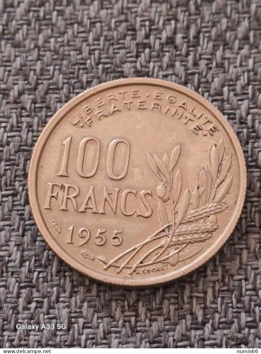 100 Fr Cochet 1955 - 100 Francs