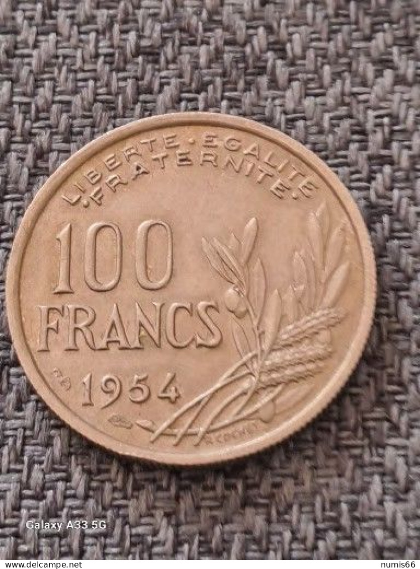100 Fr Cochet 1954 - 100 Francs