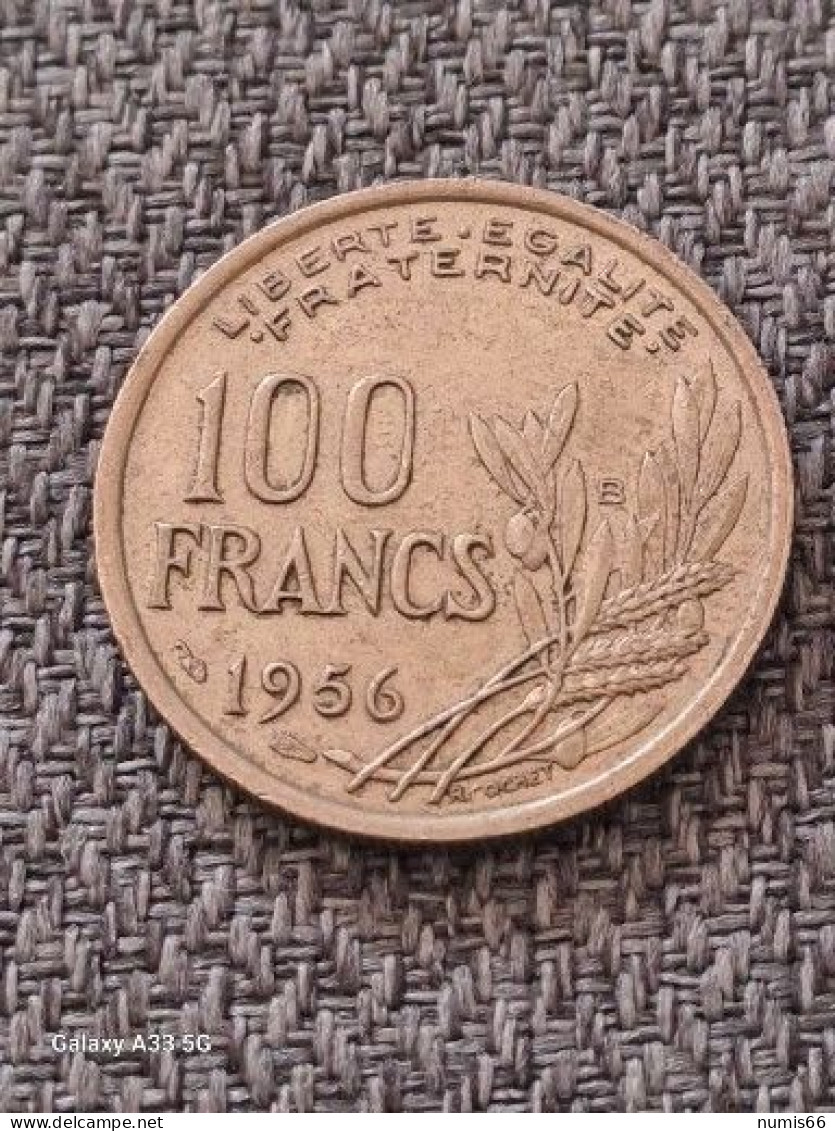 100 Fr Cochet 1956 B - 100 Francs