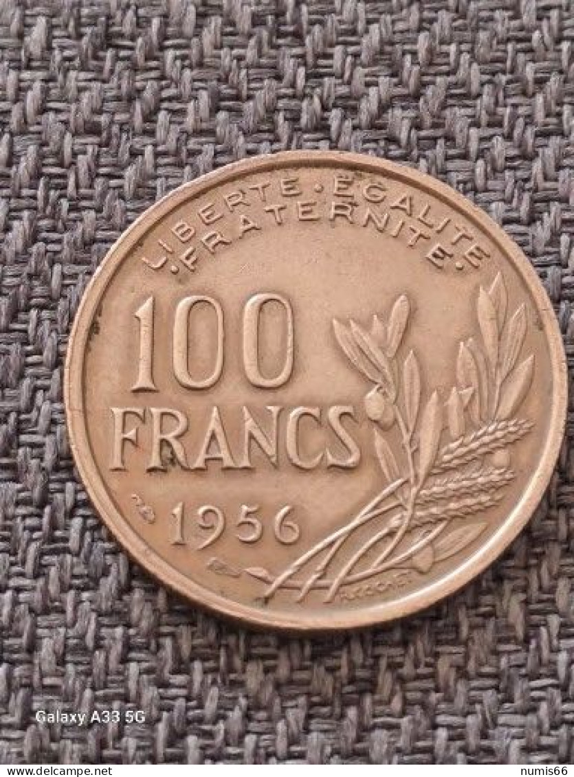100 Fr Cochet 1956 - 100 Francs