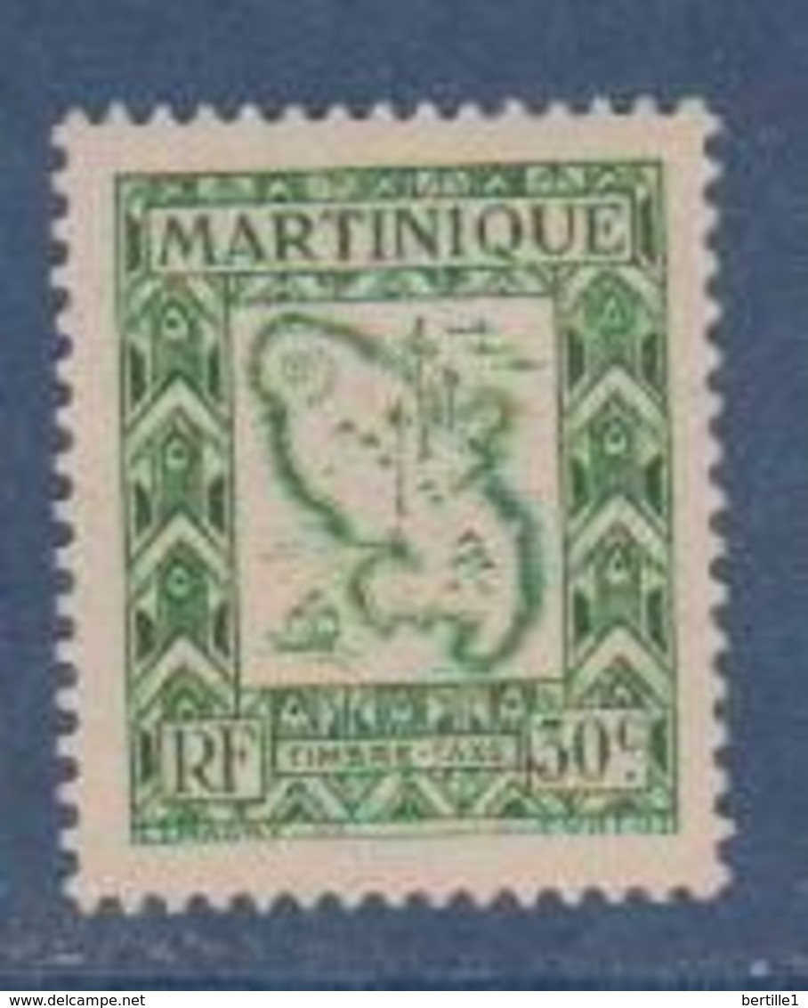 MARTINIQUE    N°  YVERT  :  TAXE 28     NEUF AVEC CHARNIERES      ( CHARN  03/ 48  ) - Timbres-taxe