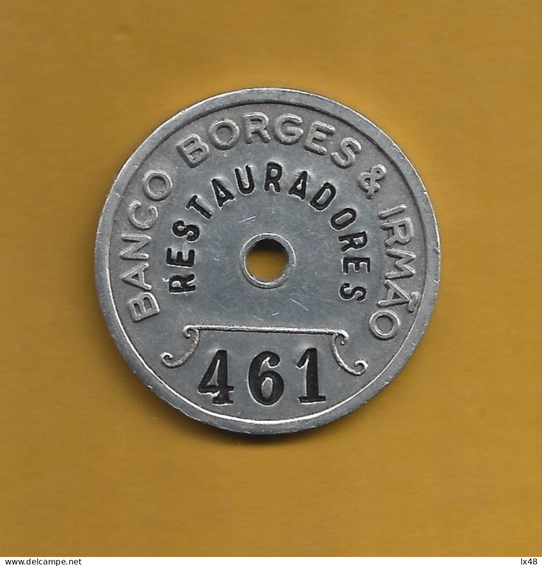 Call Form For Banco Borges & Irmão BBI, Restauradores Branch, Lisbon. Form No. 461. Rare. Anrufformular Für Banco Borges - Professionals / Firms