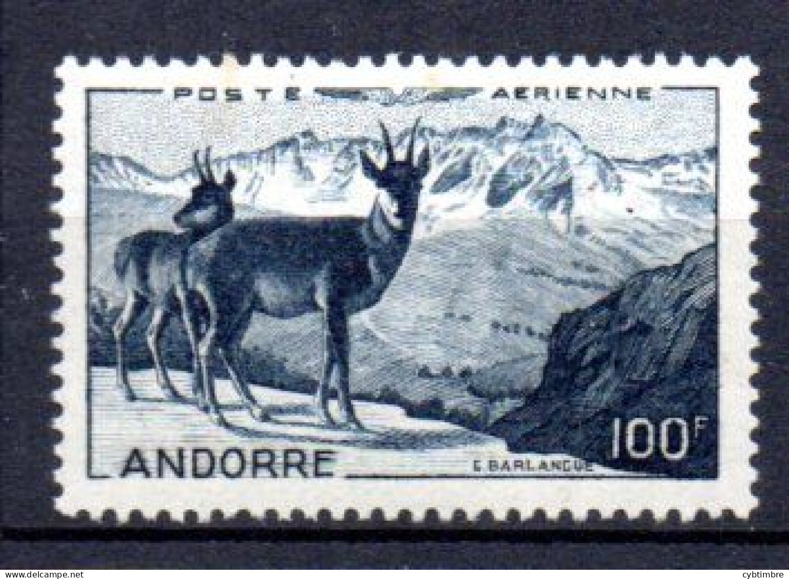 Andorre: Yvert N° A 1* - Airmail