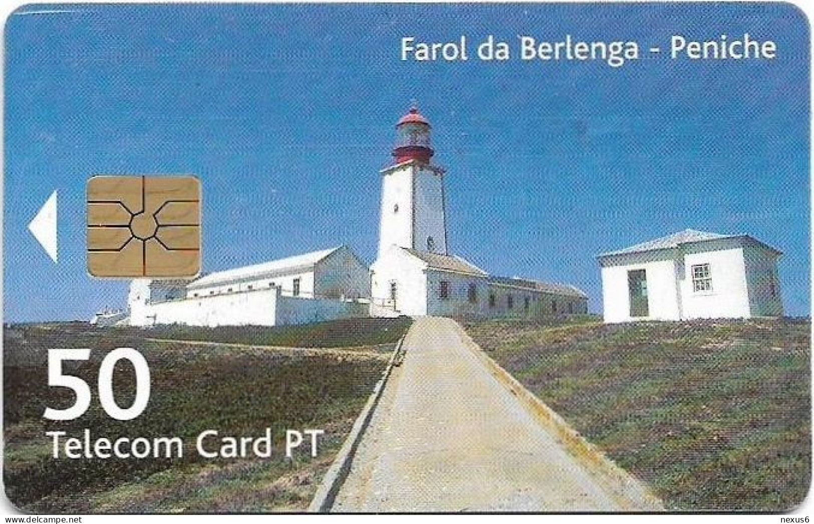 Portugal - PT (Chip) - Farol Da Berlenga - Peniche - PT297 - 02.2001, 50U, 12.000ex, Used - Portugal