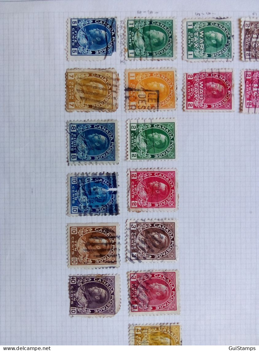 Rare collection debut du siecle 1903  a 1953 - attachés avec charniéres - valeur 80 euros voir description