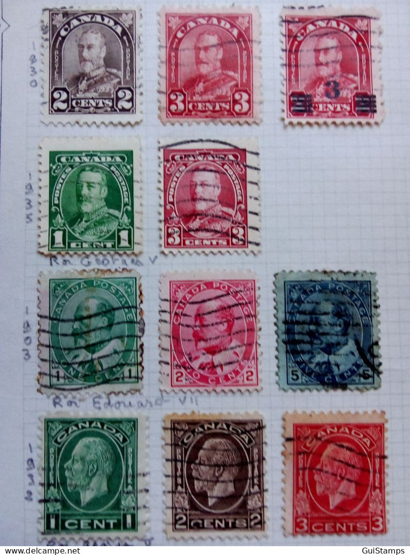 Rare collection debut du siecle 1903  a 1953 - attachés avec charniéres - valeur 80 euros voir description