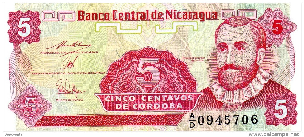 NEUF : BILLET DE 5 CENTAVOS - NICARAGUA (1991) - Nicaragua