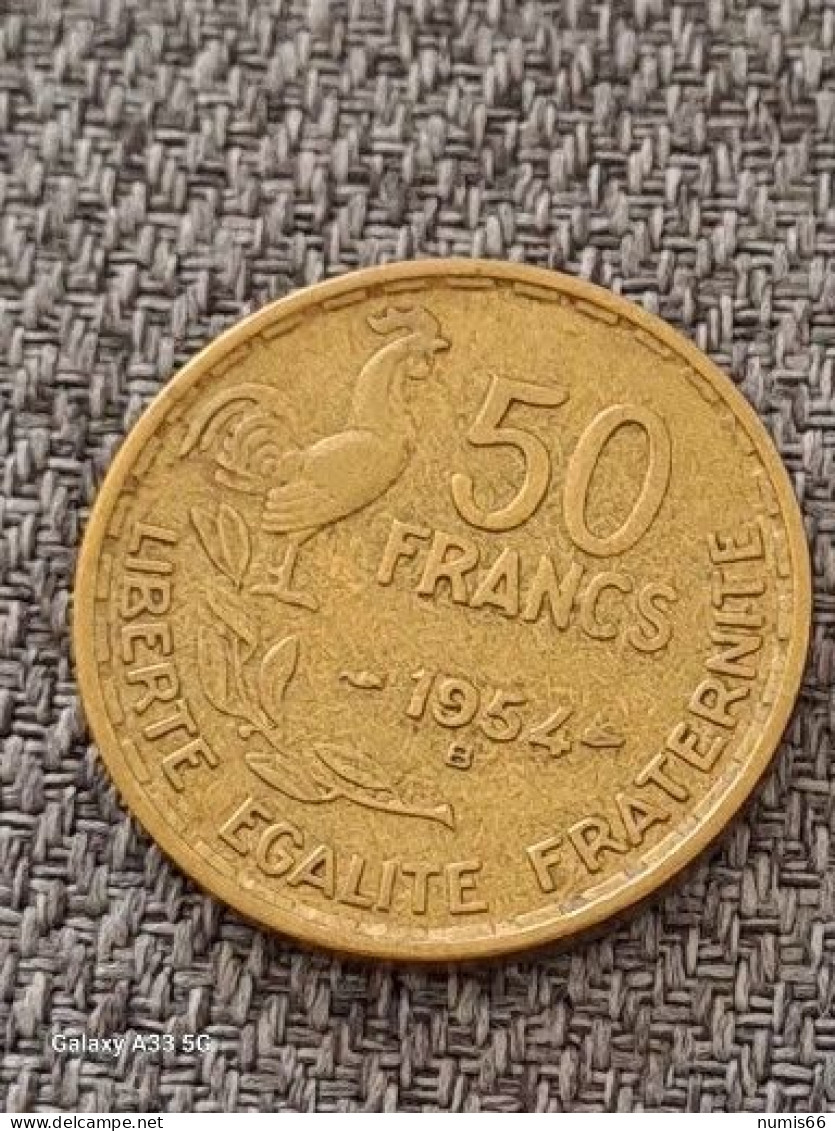 50 FR GUIRAUD 1954 B - 50 Francs