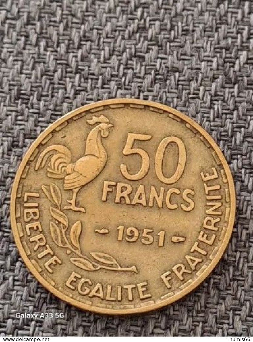 50 FR GUIRAUD 1951 - 50 Francs