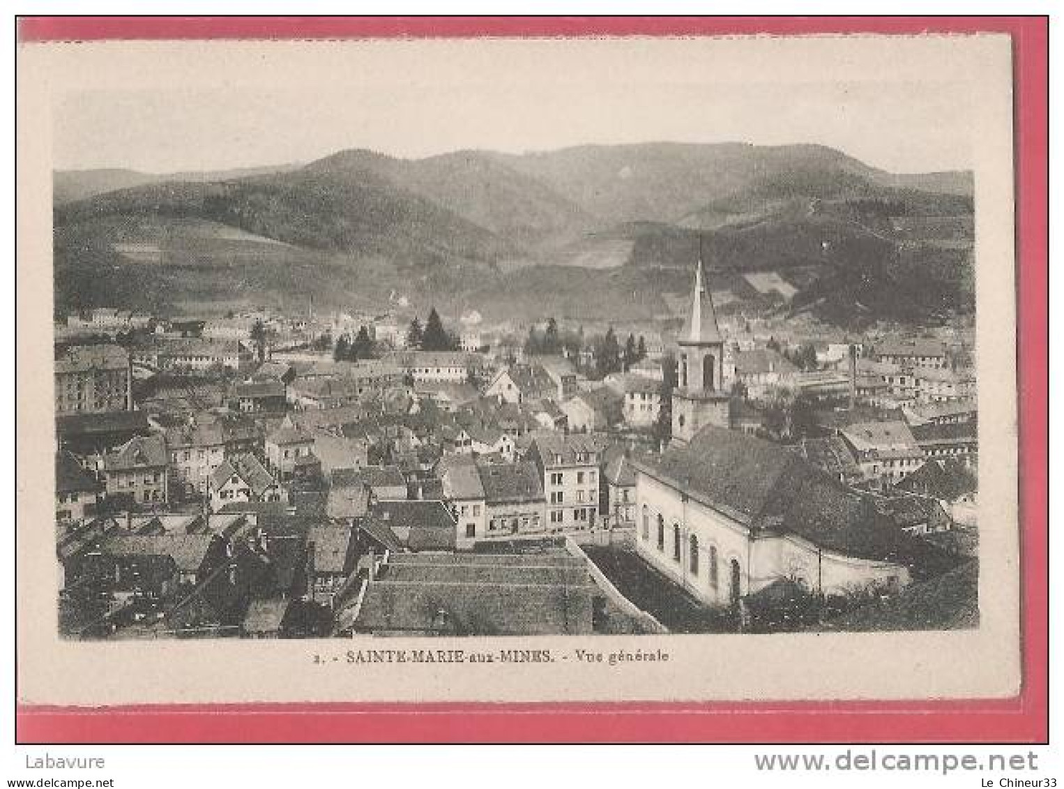 68____SAINTE MARIE AUX MINES....VUE GENERALE - Sainte-Marie-aux-Mines