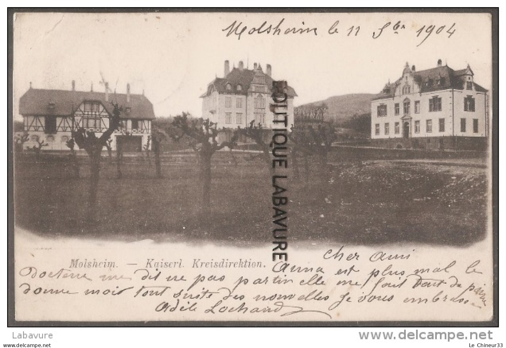 67----MOLSHEIM---Kaiserl Kreisdirektion---précurseur - Molsheim