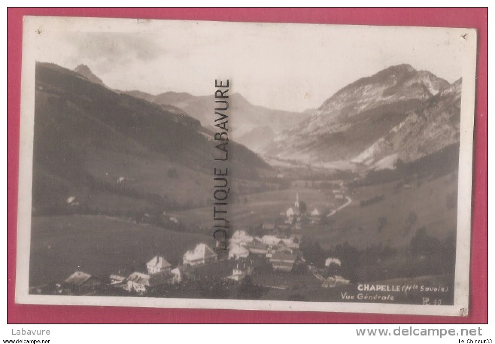 74 - CHAPELLE--Vue Générale - La Chapelle-d'Abondance