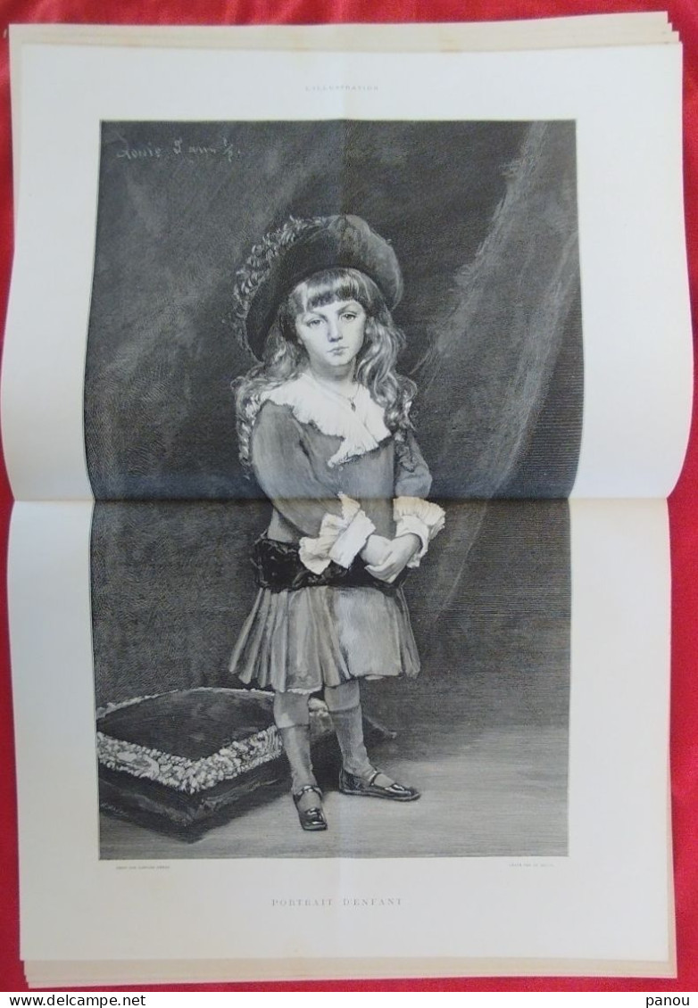 L'ILLUSTRATION 1997 - 4 JUIN 1881. GAMBETTA A CAHORS. ENFANT (double Page). PANAMA. FORGES D' IVRY SUR SEINE - 1850 - 1899