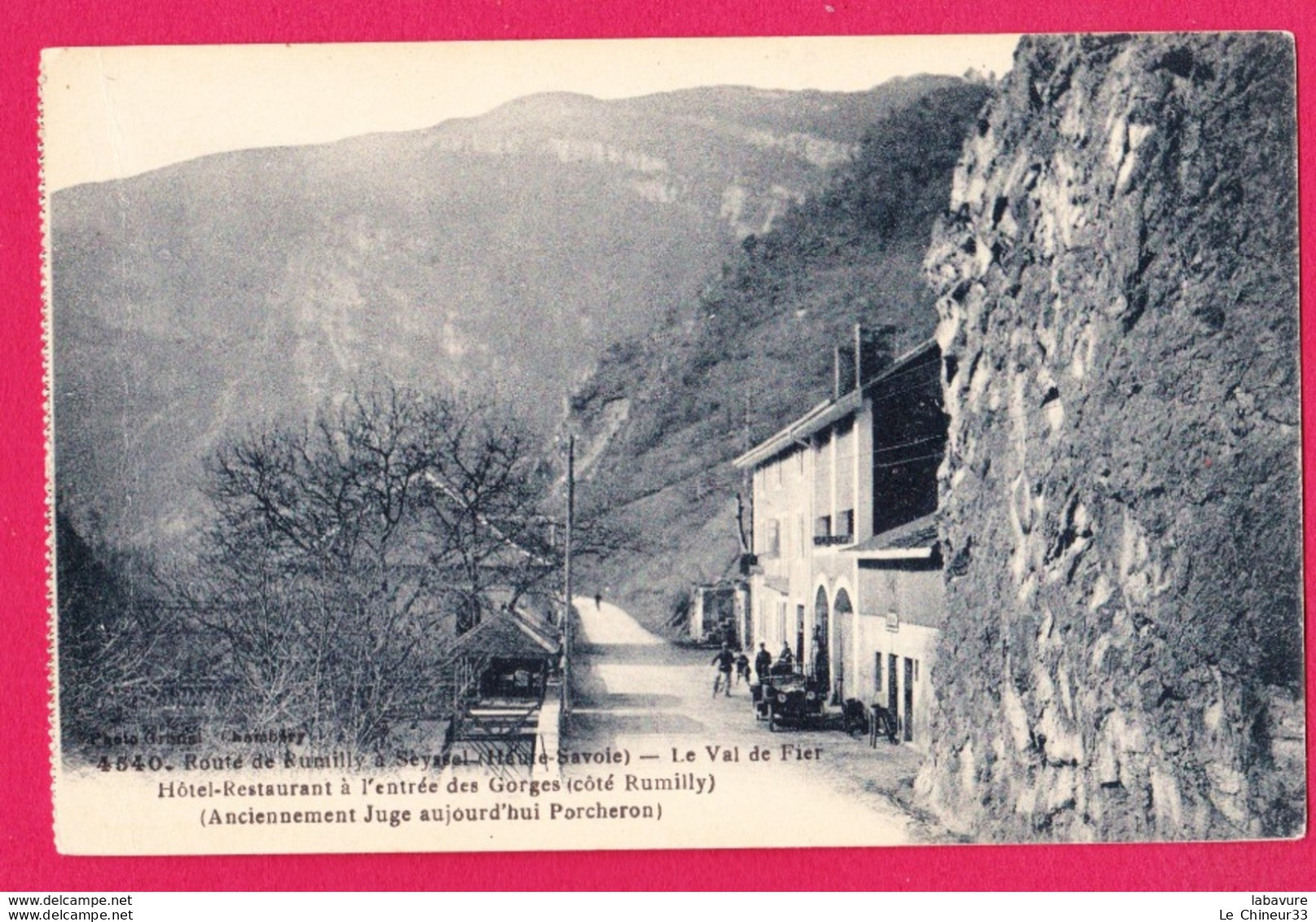 74 - SEYSSEL---Route De Rumilly--Hotel Restaurant A L'Entrée Des Gorges -Le Val De Fier--- - Seyssel