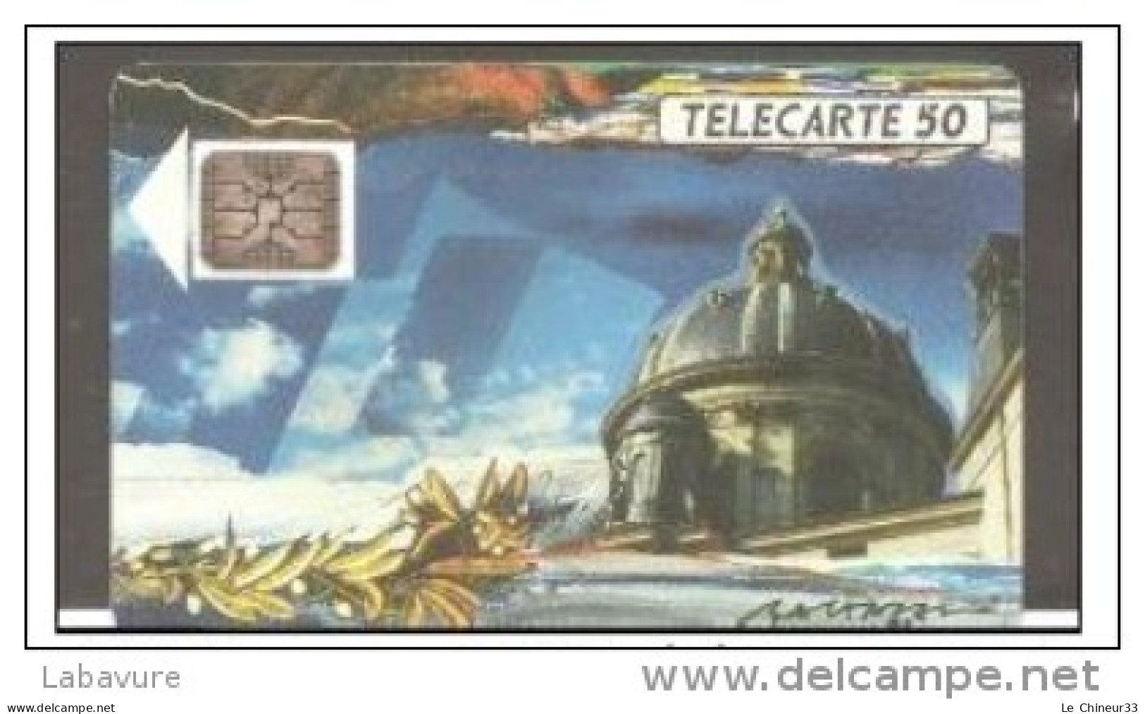 TELECARTE-F 115 A A Dome De L'academie 50 SC4 DIAM 6 5 N° 17920 RARE - Variëteiten