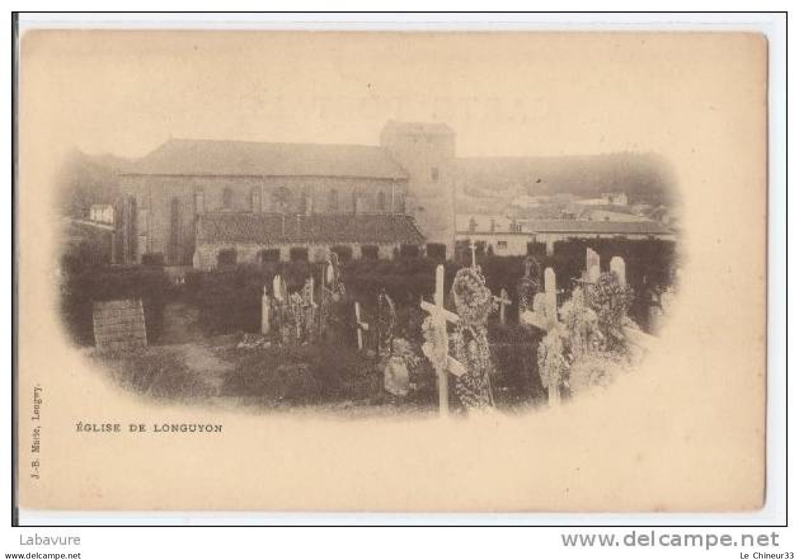 54---EGLISE DE LONGUYON.....Cimetiere.............PRECURSEUR - Longuyon