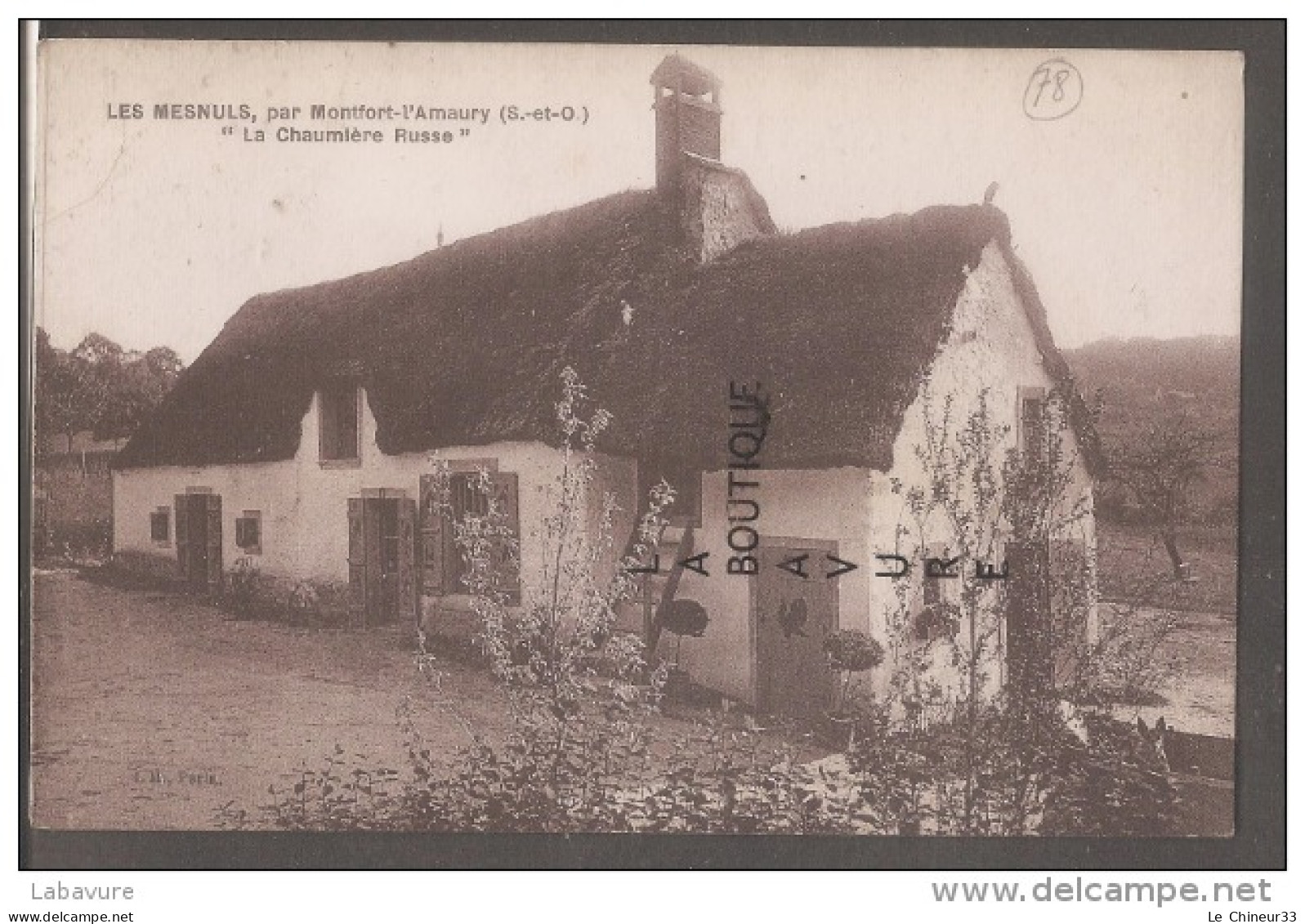 78 - LE MESNIL ST DENIS--Part Montfort L'Amaury--La Chaumiere Russe-- - Le Mesnil Saint Denis