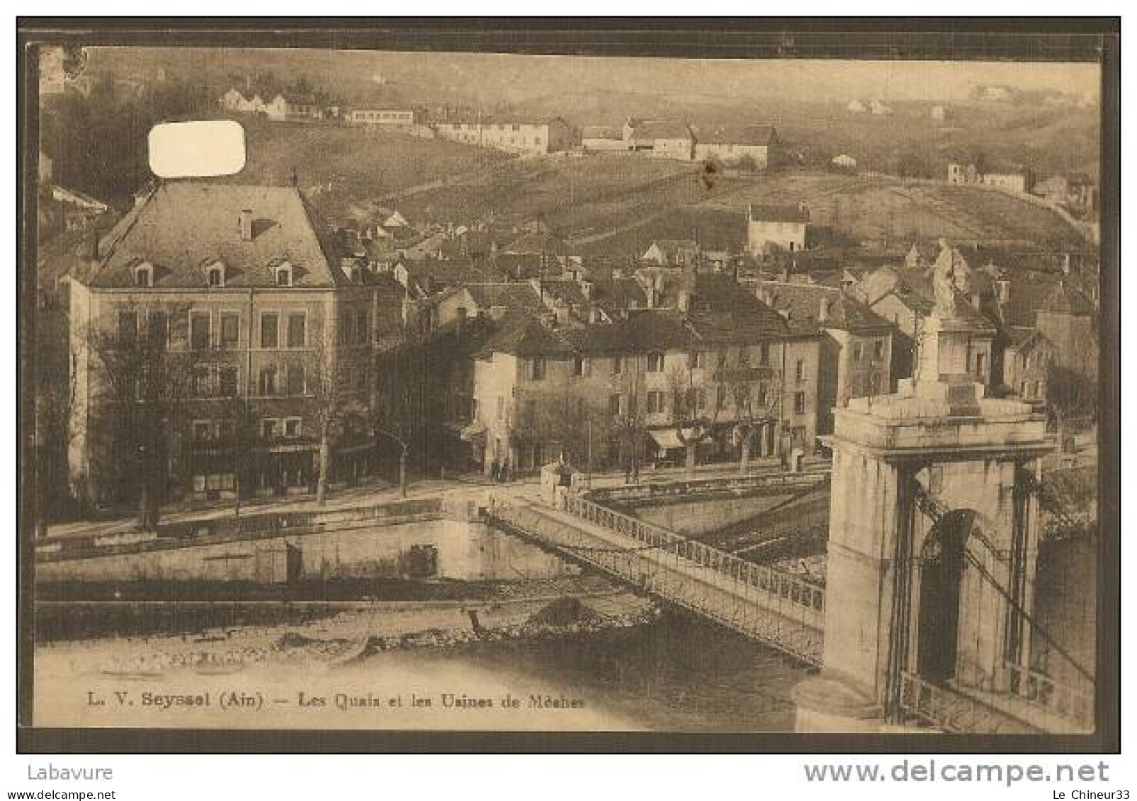 01 _SEYSSEL---les Quais Et Les Usines De Meches - Seyssel