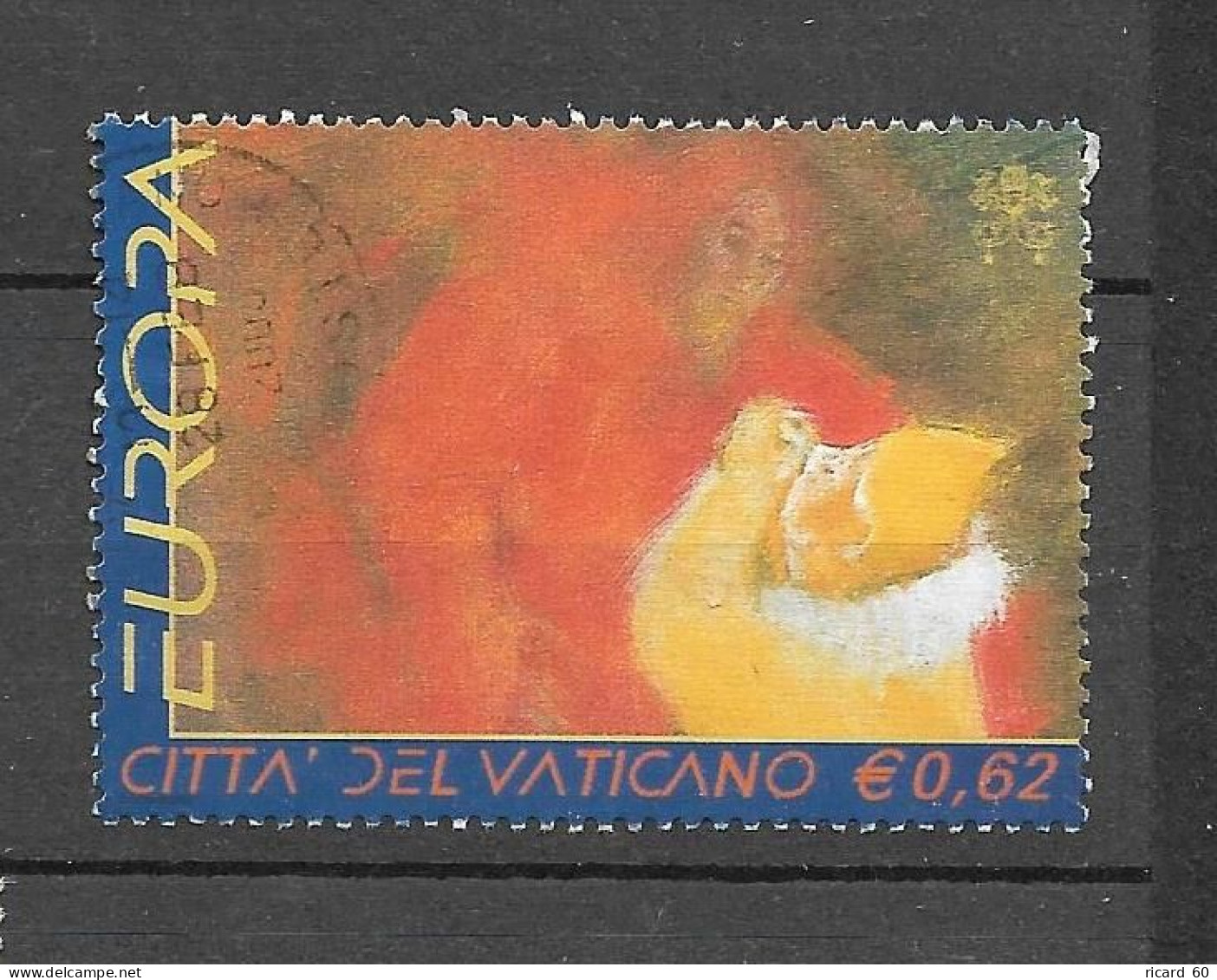 Timbres Oblitérés Du Vatican 2002, N°1271 YT, Europa, Le Cirque, Clown - Gebraucht