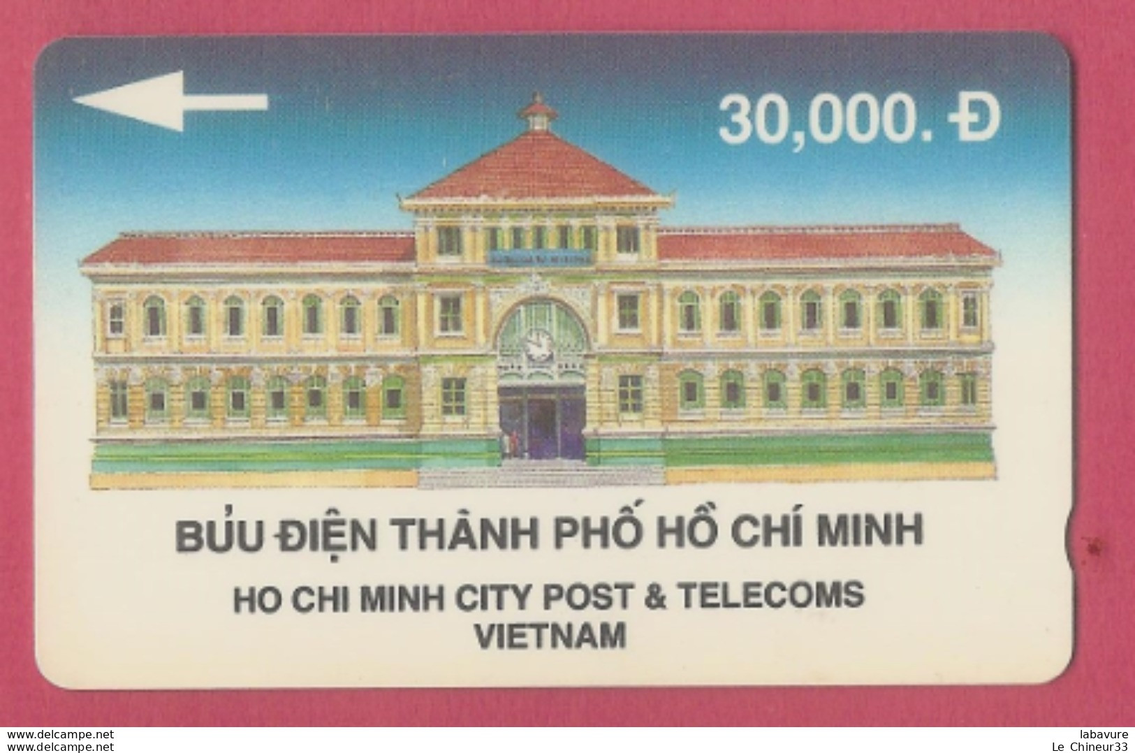 TELECARTE VIET NAM--30.000 -HO CHI MINH CITY POST & TELECOMS - Vietnam