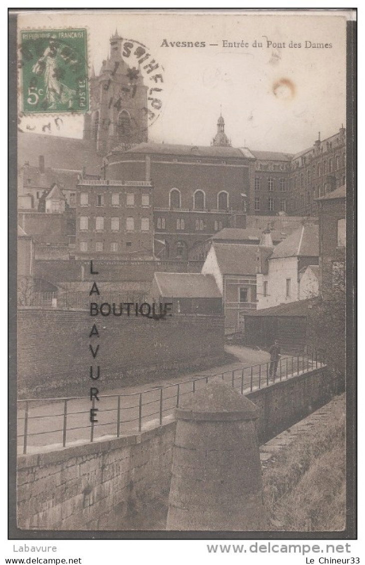 62--AVESNES--Entrée Du Pont Des Dames-- - Avesnes Le Comte