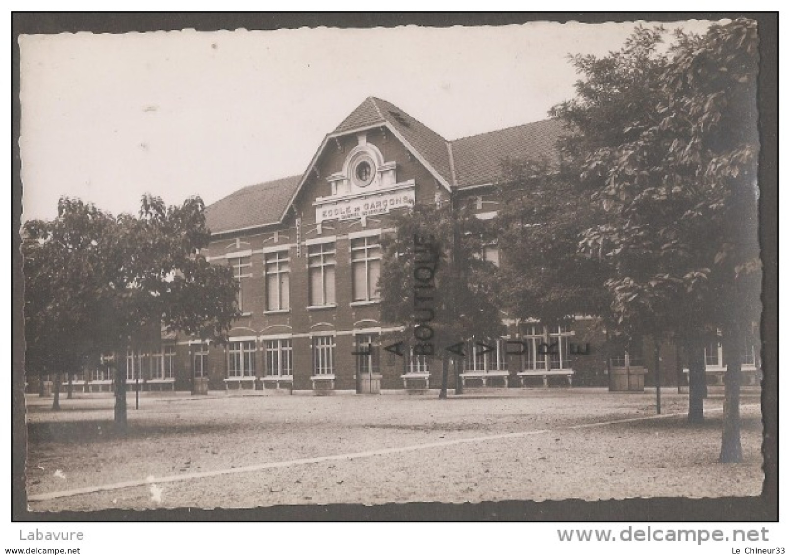 59----VIEUX CONDE--L'Ecole De Garçons-Gabriel Decrouez--cpsm Pf - Vieux Conde