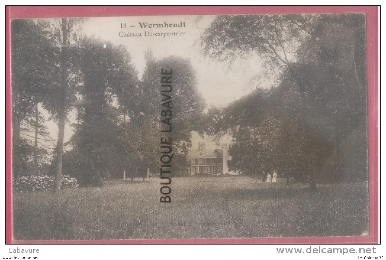 59 - WORMHOUDT--Chateau Descarpentries - Wormhout