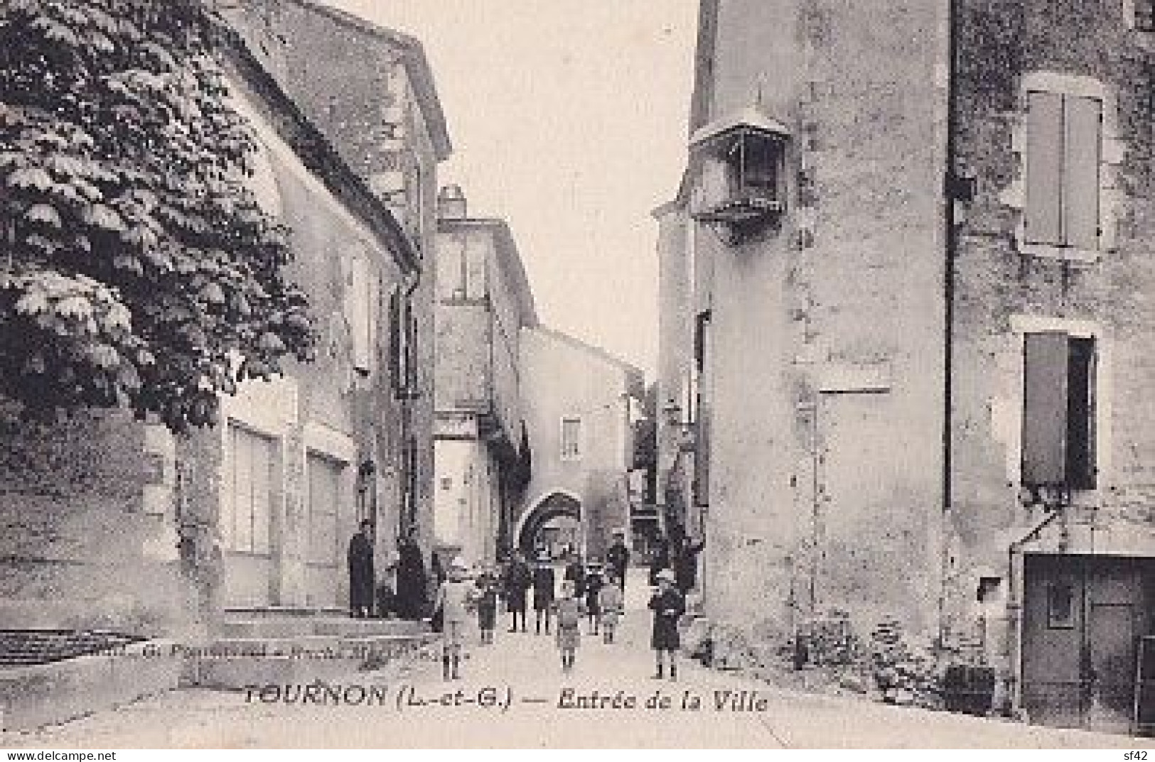 TOURNON               ENTREE DE LA VILLE - Tournon D'Agenais