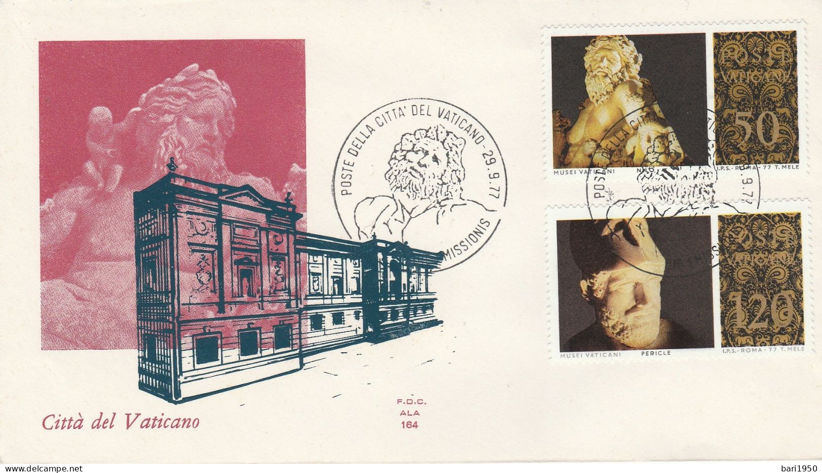 Città Del Vaticano - Primo Giorno Di Emissione - 2 Valori  L.50 E L.120  Musei  Vaticani (Nilo E Pericle) - Used Stamps