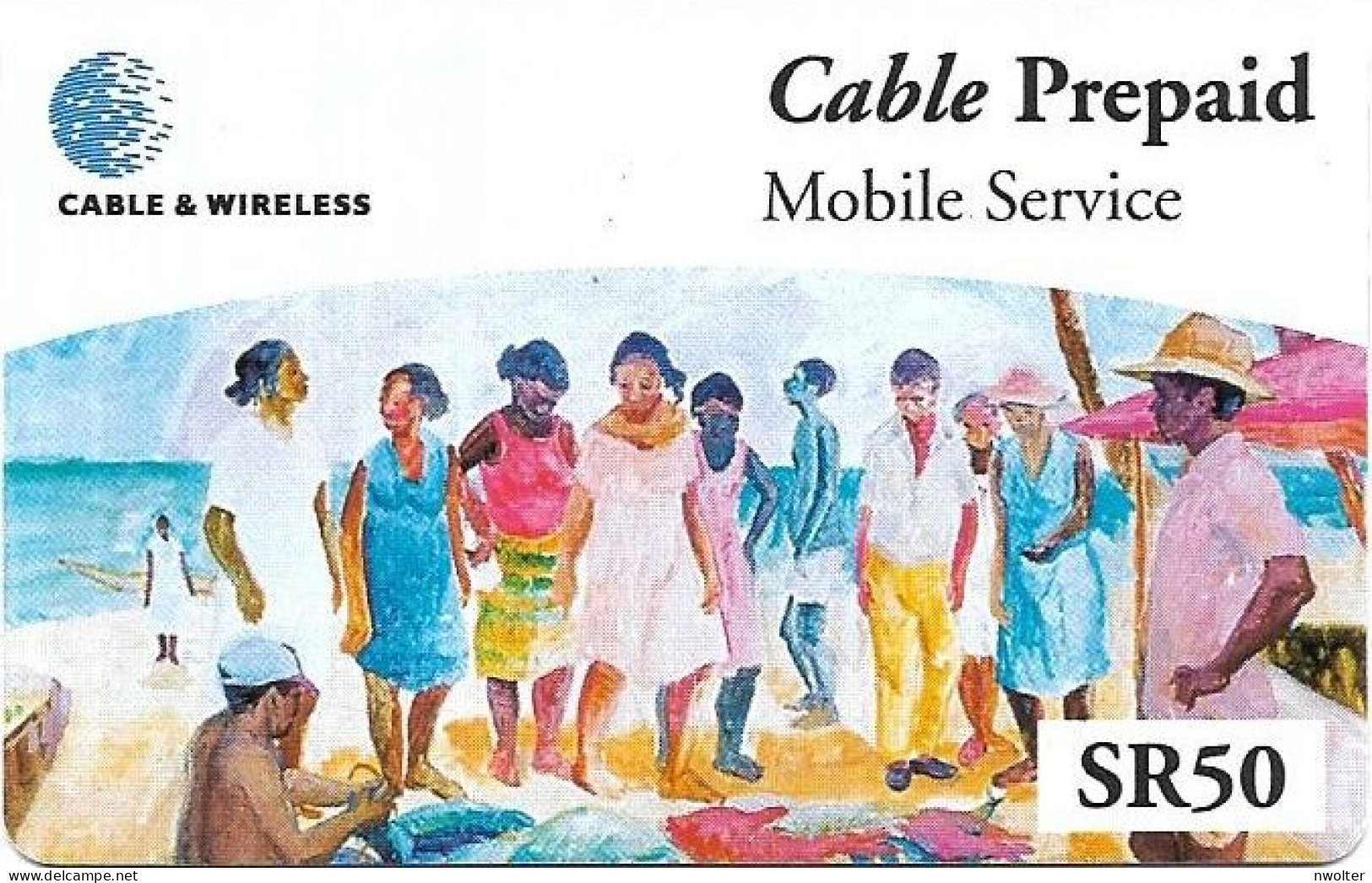 @+ Seychelles - Mobile Service C&W - SR50 - Ivan Louis - Sychelles