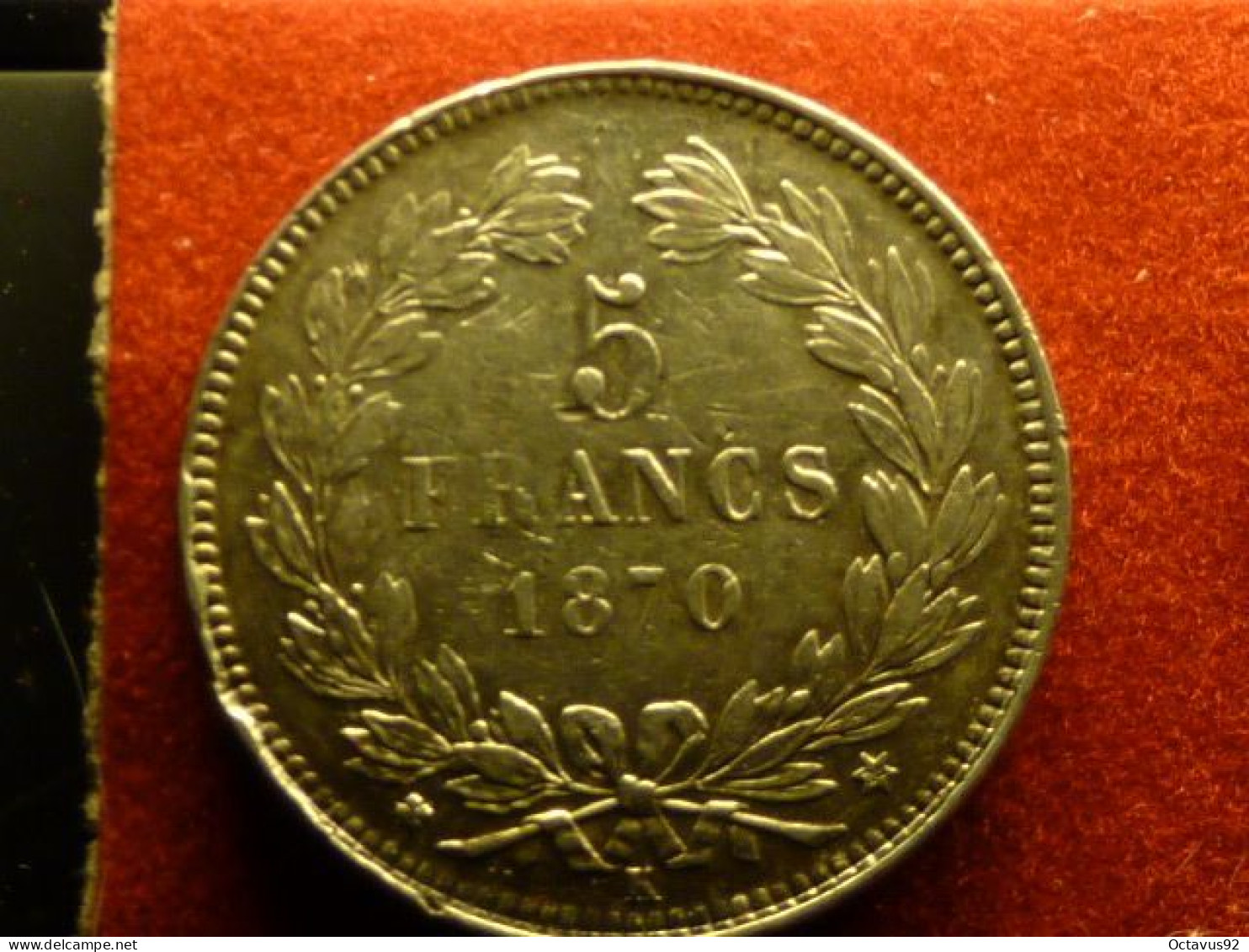 5 Francs Cérès. Gouvernement De Défense Nationale 1870 K - 1870-1871 Governo Di Difesa Nazionale