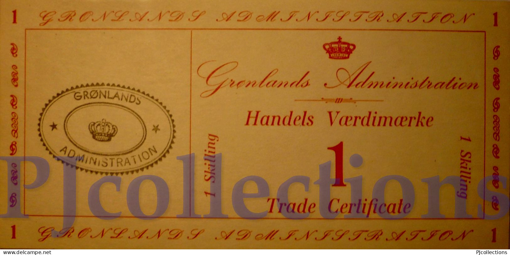 GREENLAND 1 SKILLING 1942 PICK M8 UNC - Groenland