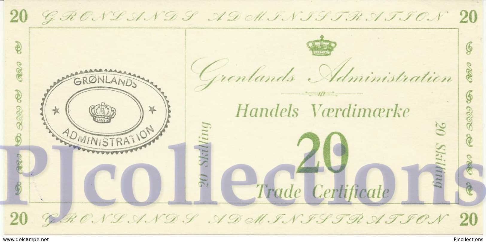 GREENLAND 20 SKILLING 1942 PICK M10 UNC - Groenland